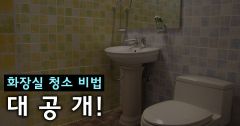 화장실 청소 비법 대공개!